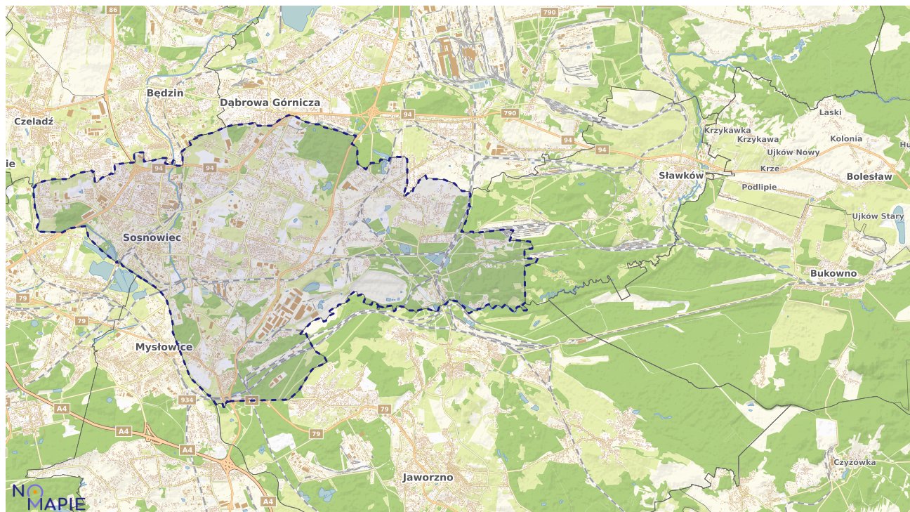 Mapa Geoportal Sosnowiec